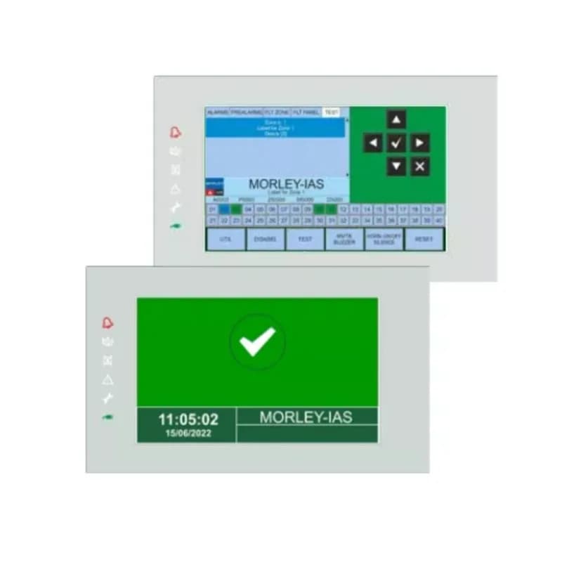Honeywell Morley MA-LCD7 7″ Dokunmatik Ekranlı Repeater / Zonal Mimic Panel – Morley-IAS Max Yangın Alarm Aksesuarı - ADRESLİ YANGIN ALARM - Honeywell Türkiye