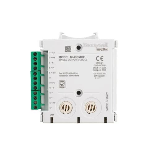 Honeywell Morley MI-DCMOE Tek Çıkışlı Adresli Röle Modülü (İzolatörlü) - ADRESLİ YANGIN ALARM - Honeywell Türkiye