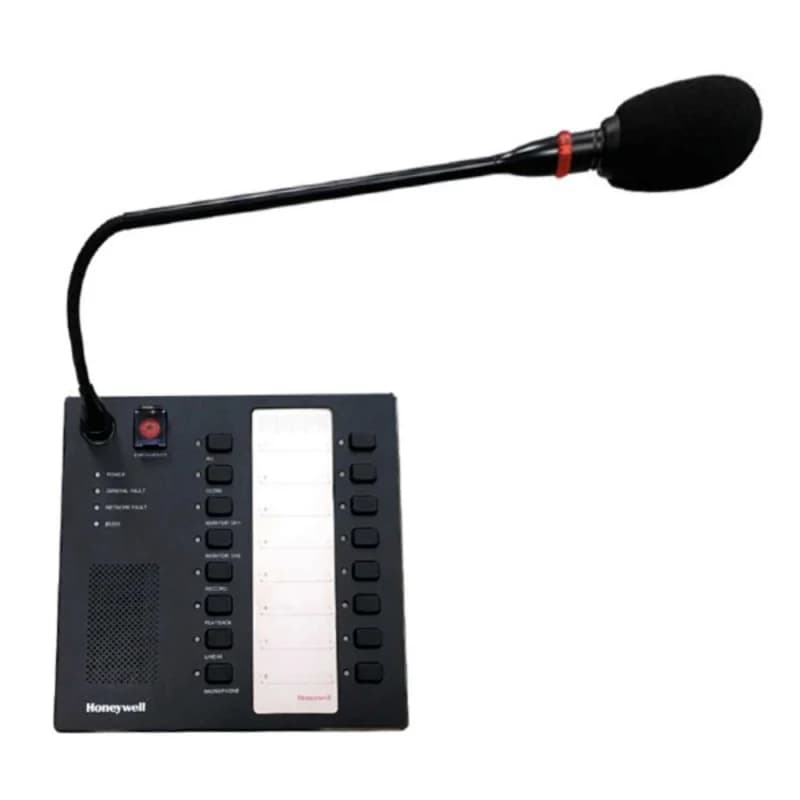 Honeywell X-NPMK-B Ağ Tabanlı Çağrı Konsolu – X-618 PA/VA Sistemleri İçin Dijital Paging İstasyonu - ACİL ANONS ÜRÜNLERİ - Honeywell Türkiye